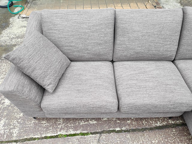 展示品】 2人掛け ローソファー ニトリ グレー