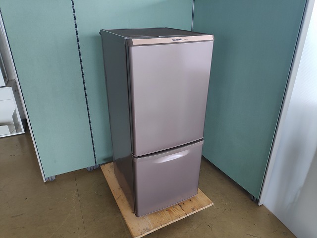 リサイクルショップ サルフ パナソニック Nr B148w T ２ドア冷蔵庫 ブラウン色 良品中古 16年