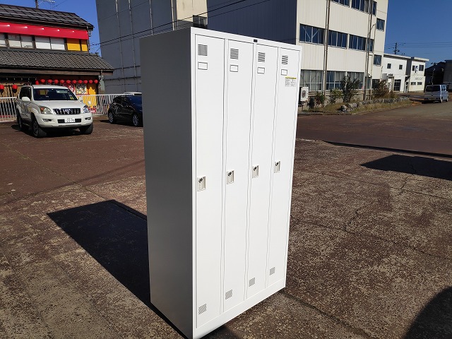 プラス ダイヤル錠 1人用ロッカー 掃除用具入れ 『美品』 【リサイクル 